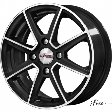 Литые диски 5.5x14 4/98 IFree Майами Лайт Блэк Джек 0